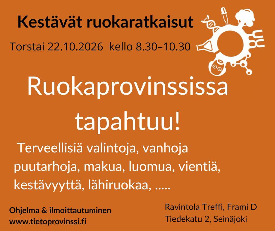 Tekstiä ja Tietoprovinssi-tapahtuman tunnus.